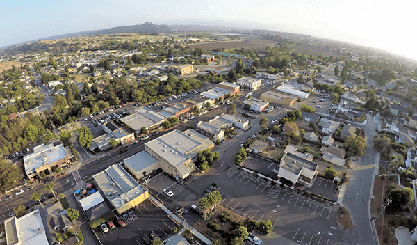 aerial view of arroyo grande