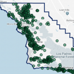 map showing industry clusters