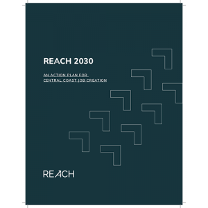 The cover of the REACH 2030 plan