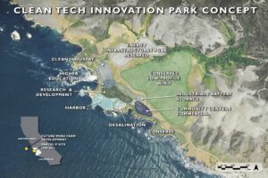 Map for Parcel P Clean Tech Innovation Park Concept