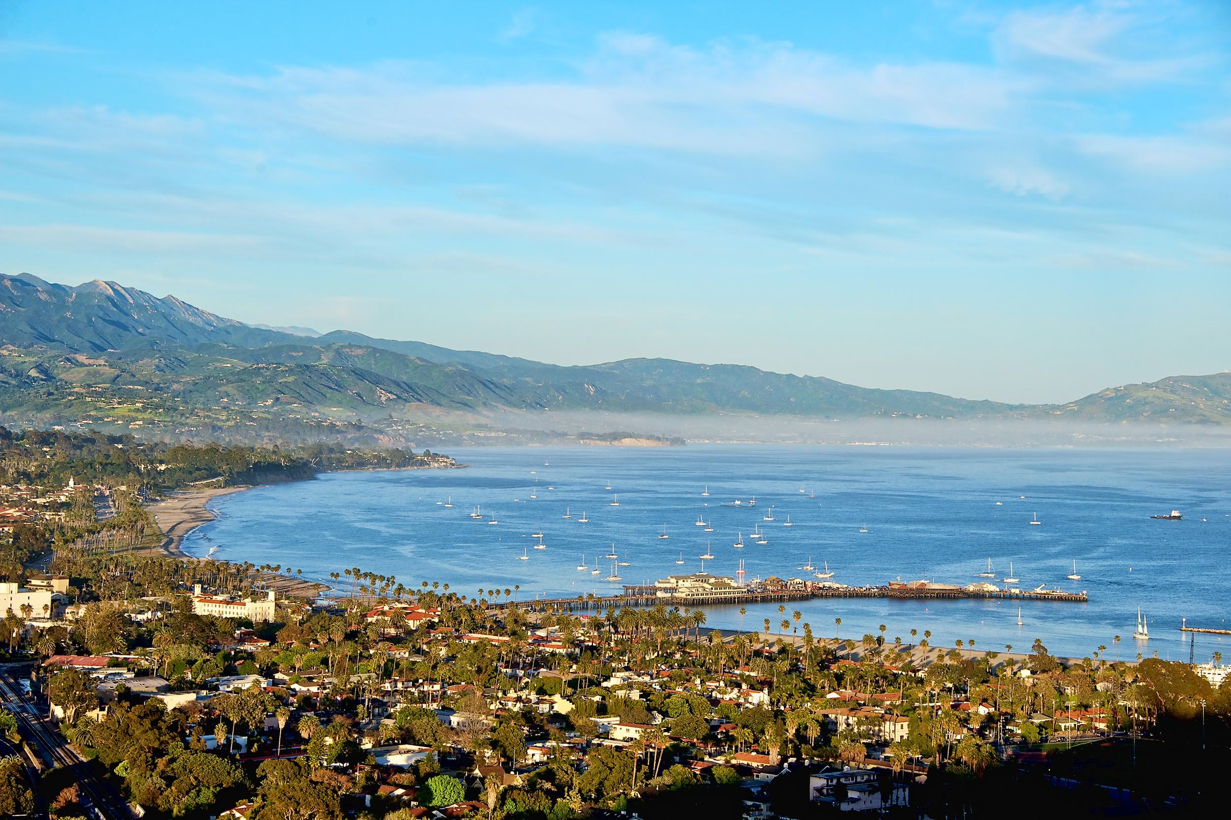 View of Santa Barbara Bay